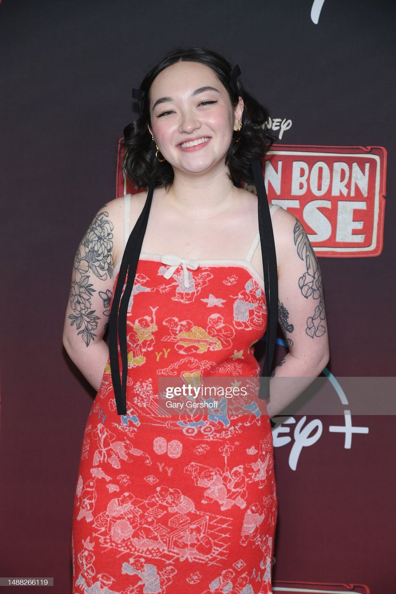 mxmupdating's tweet photo. maia on the red carpet for the premiere of disney+'s "american born chinese" last night! https://t.co/rSU5bb9h6h
