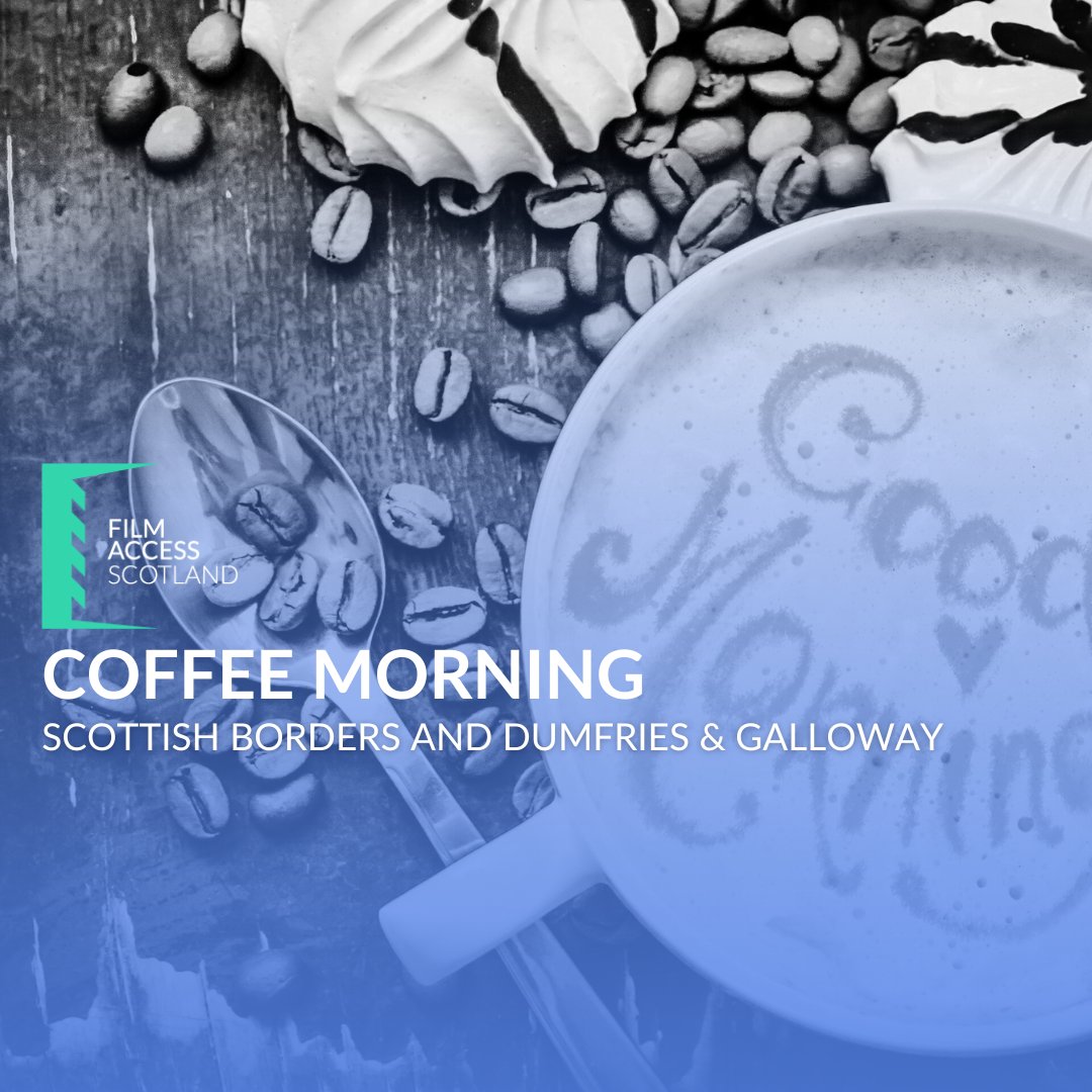 Join us for a coffee and a catch-up tomorrow with special guests from wearectproductions.com, <a href="/cample_line/">CAMPLE LINE</a> and <a href="/WeAreUpland/">Upland</a> - everyone is welcome - from any region! We look forward to seeing you there. 

#CoffeeMorning #DumfriesAndGalloway #ScottishBorders #FilmAccessScotland