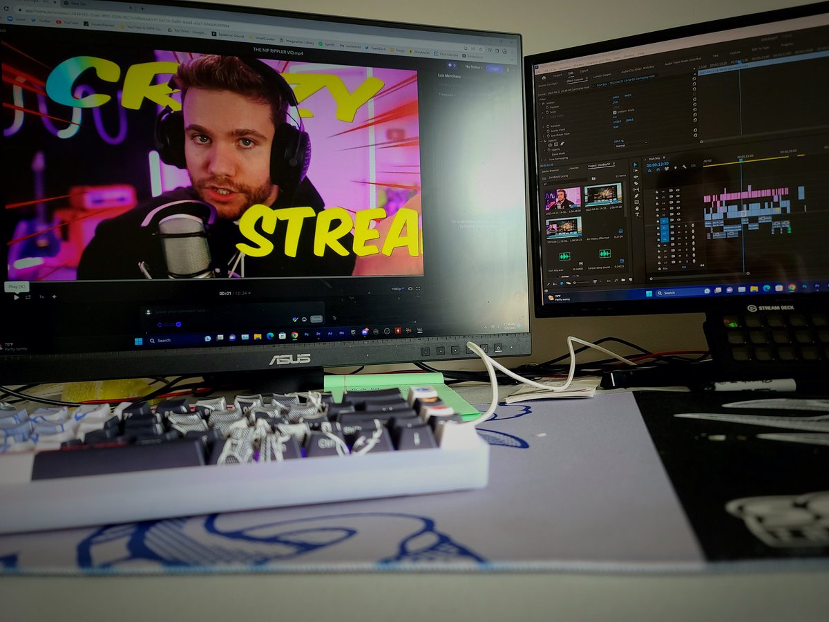 It's the editing life for me! 🥰 <a href="/ThatNerdChris/">ThatNerdChris</a> 

Video to the left was edited by my partner in crime <a href="/_Mencha/">Mencha</a> 💪 

PSA: We are looking to add on another editor! If you have any experience and would like an amazing opportunity reach out! 😊😉