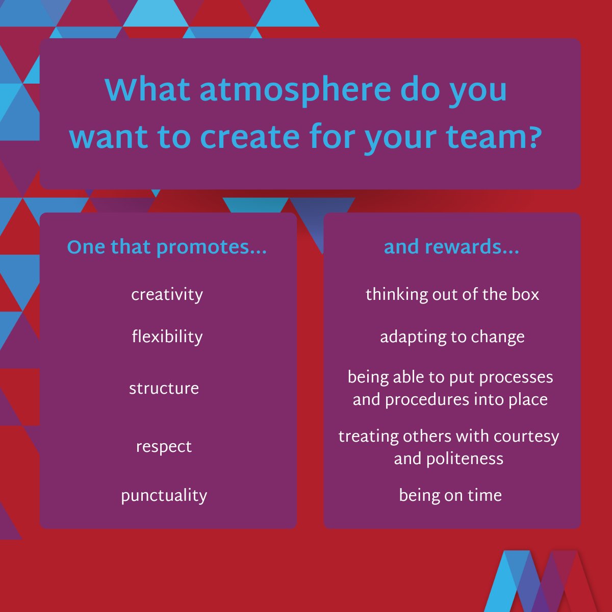 What kind of culture are you creating on your team? As a leader, your actions and behaviors create an atmosphere for the people on your team. You either create an atmosphere that promotes high performance or stifles it.