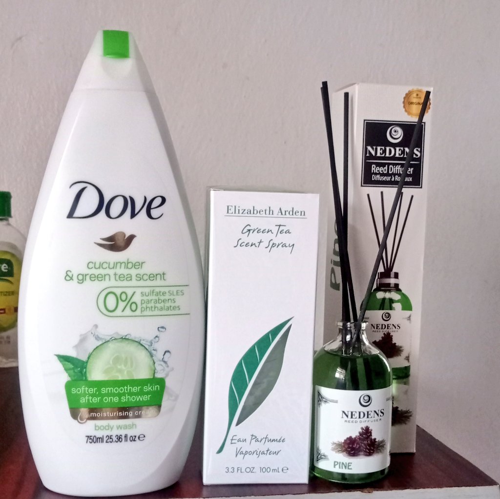 Wabbitzbrand🛒PBD/0527 on Twitter: "Gift ideas for today. For Her. Dove body wash-Cucumber &amp; green tea scent Elizabeth Arden tea scent spray Nedens reed diffuser -Pine fragrance 📍LAGOS delivery nationwide #pagesbydamicommerce #