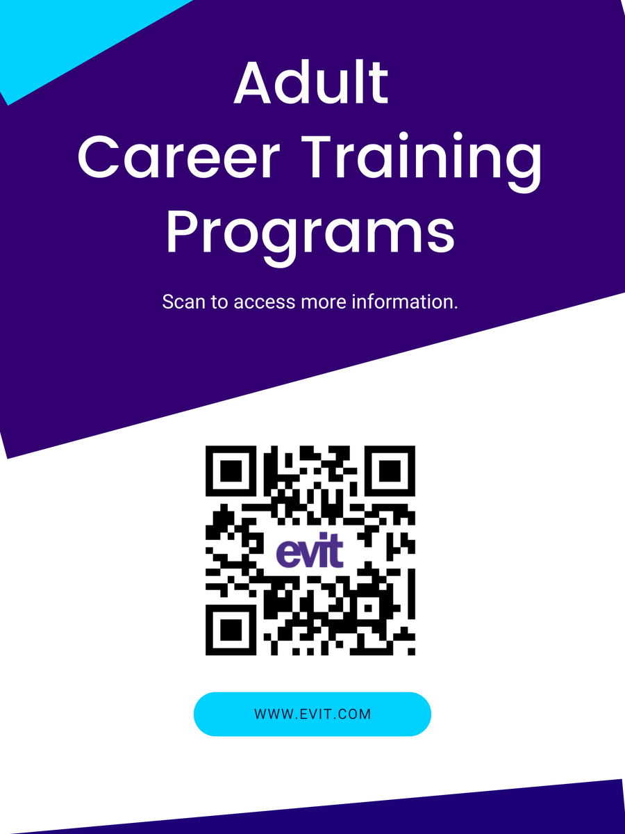 QCHS_CCC's tweet photo. Seniors: are you still undecided about your after HS plans? Maybe a trade or certificate program would suit you?  Check out @EVITnews  and the 12 outstanding programs they offer for adults! 
#QCLEADS #Findyourpath https://t.co/ilcZoxHu9G
