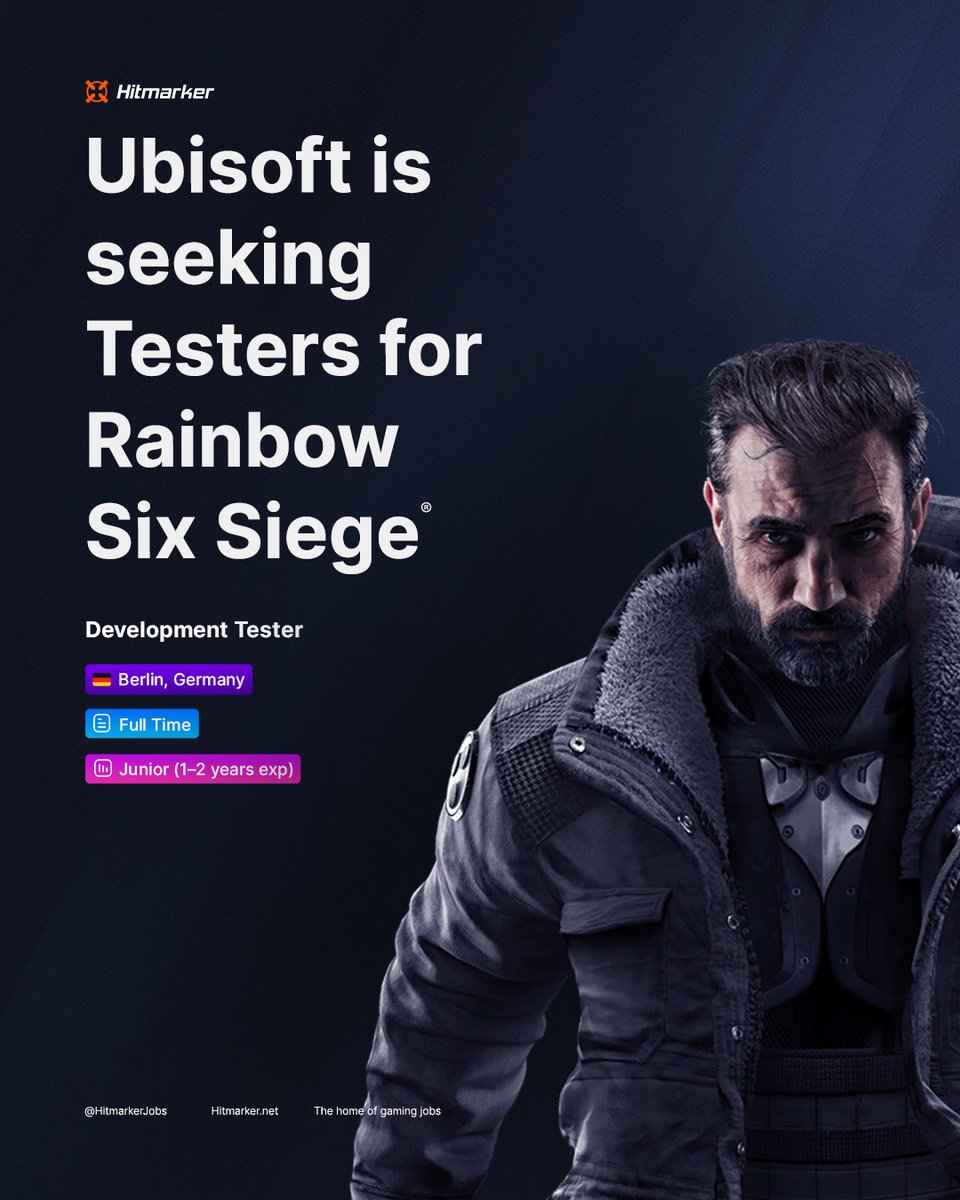 Rainbow 6 Siege is after a #QA tester to make sure new game content is on point! 🎯

At <a href="/Ubisoft/">Ubisoft</a> you'll assist in bug investigation, perform daily tests, and work alongside developers to help maintain the quality and stability of #R6. 🔫

Apply below. 👇
