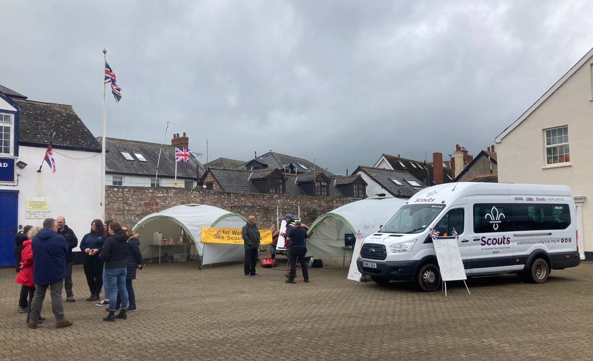 Watchetscouts's tweet photo. Today our #RNSeaScout group have been taking part in the #BigHelpOut where we are been recruiting for more adult volunteers to take part in @scouts in a variety of roles. @SomersetScouts @MoorsAndCoastal https://t.co/yJMEdp2WDt
