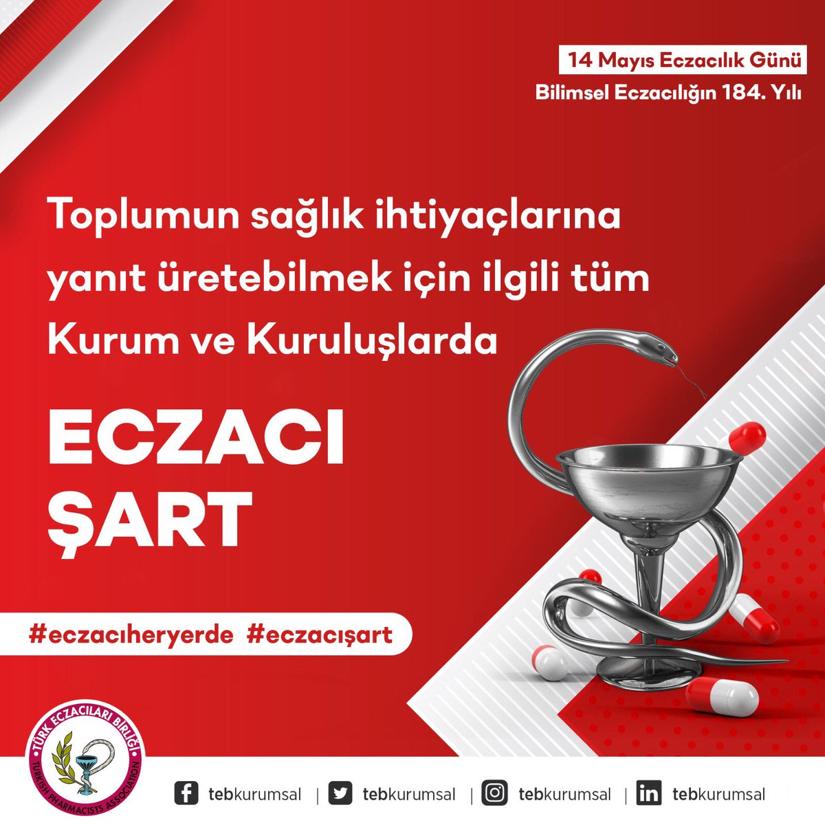 Kamuya 5 bin eczacı
#eczacıheryerde
#eczacışart