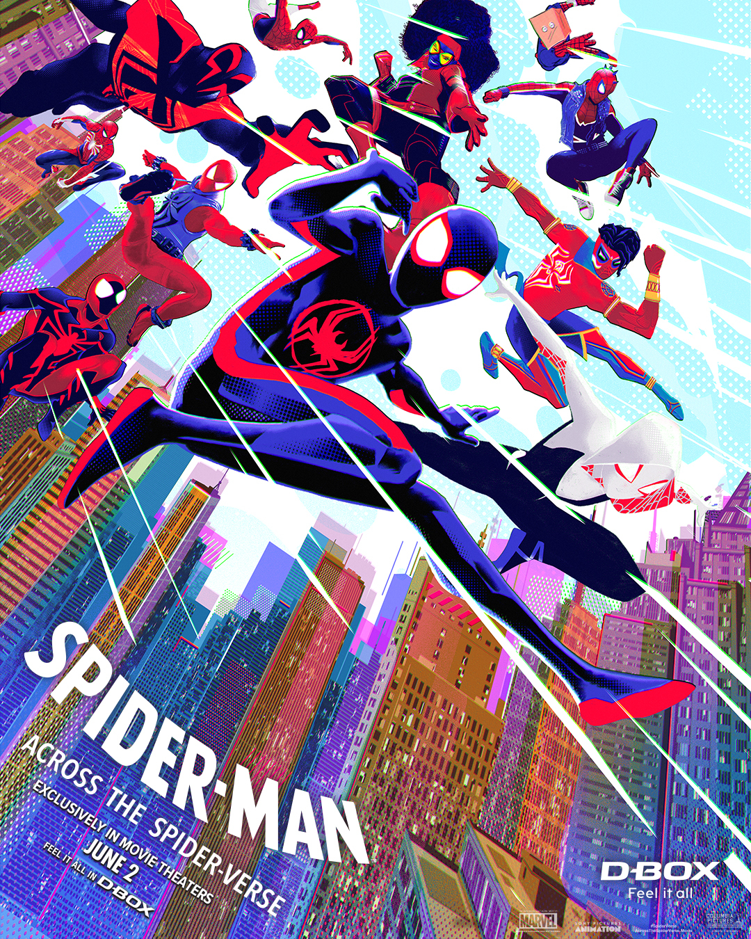 New Spider-Man: Across the Spider-Verse Poster is Action Packed