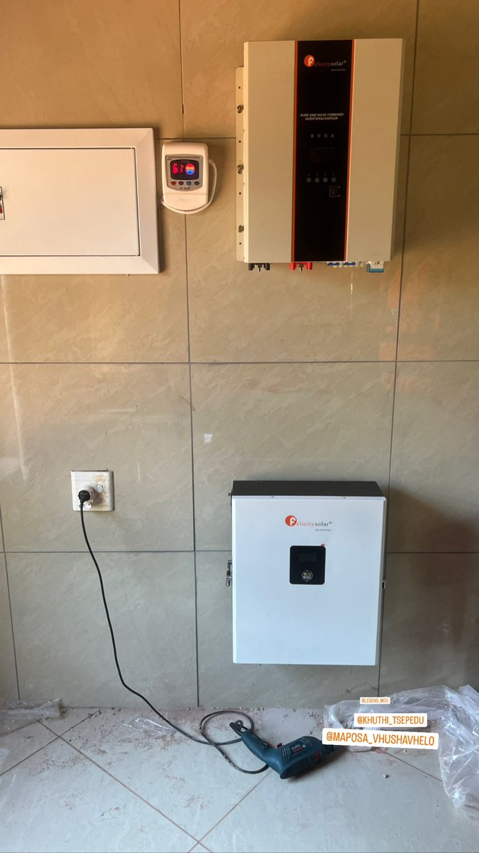 vhusha's tweet photo. 8kva backup system successfully installed https://t.co/cRhTuFSl6P