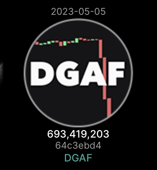 RonSwanson1984's tweet photo. Yes it turns out I am one of the largest $DGAF holders.  I missed the presale but bought it as soon as it hit the market on @Wreck1tRolf recommendation.

I may be one of the largest whales… but don’t think I won’t exchange it for more $SNEK at the right moment.

I $DGAF.  I gotta stay on brand!  😂 

Lot of these coins will flash and bring ridiculous short term opportunities.  
$SNEK is the coin I think will remain when all the others are gone and forgotten.  First mover advantage is not to be dismissed.  (Hosky is sort of first but we all know its tokenomics are miserably poor).

So go have fun, be careful, and DYOR.  

And give @Wreck1tRolf a follow.