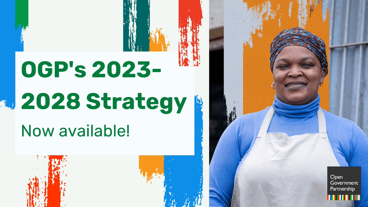 Open government & stronger democracies are intrinsically linked. In OGP’s second decade, the opportunity is to create a partnership that positions #opengov as a key tool to face today's challenges. That’s why we are proud to share our 2023-2028 strategy. bit.ly/ogp-newstrategy