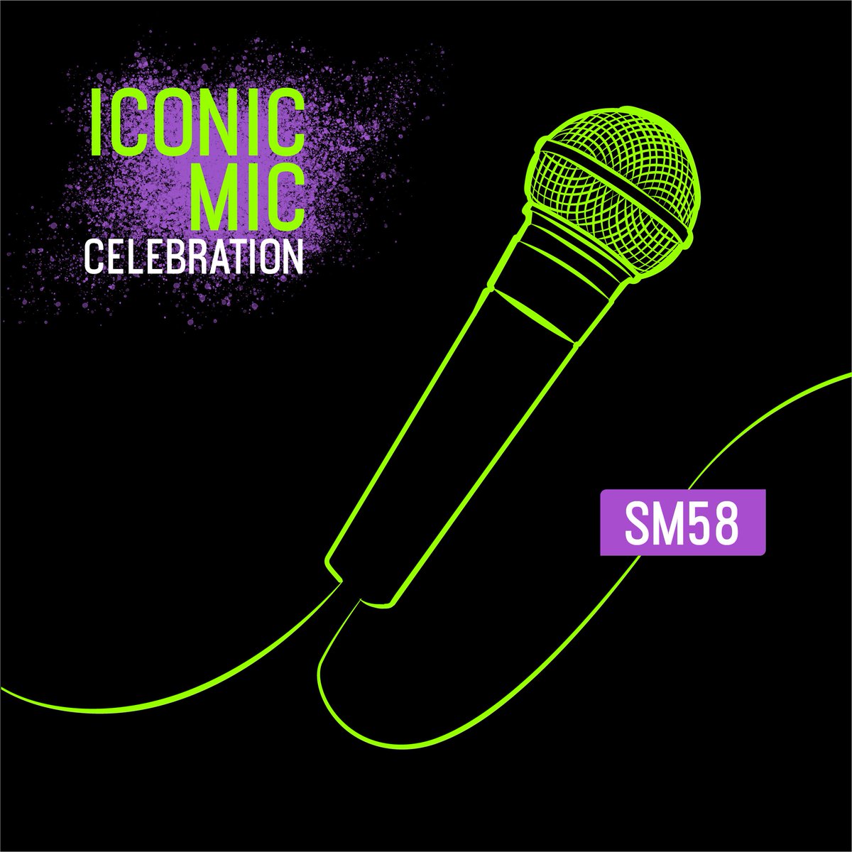 Rugged, durable, and built for the road, the SM58 set the standard for microphones upon its release in 1966.

#SM58Day #Iconicmic #Shure