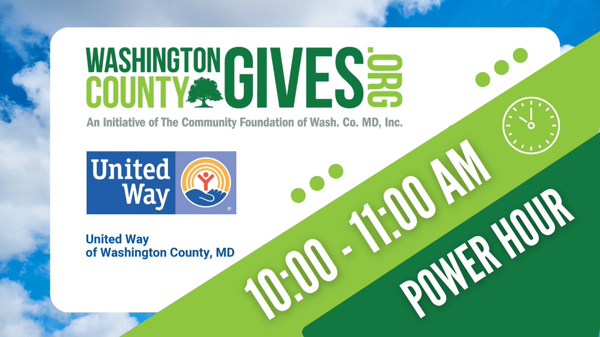 UWWashCo's tweet image. Tomorrow is the BIG DAY! Consider supporting Your #UnitedWay! 

Trust. Lean. Impact. Accountability.  

If you can, please give during our "power hour" (10-11 AM) as we have a chance at an extra $500 prize!

📌 Donate: bit.ly/3L2wCnc

#WashingtonCountyGives #LiveUnited