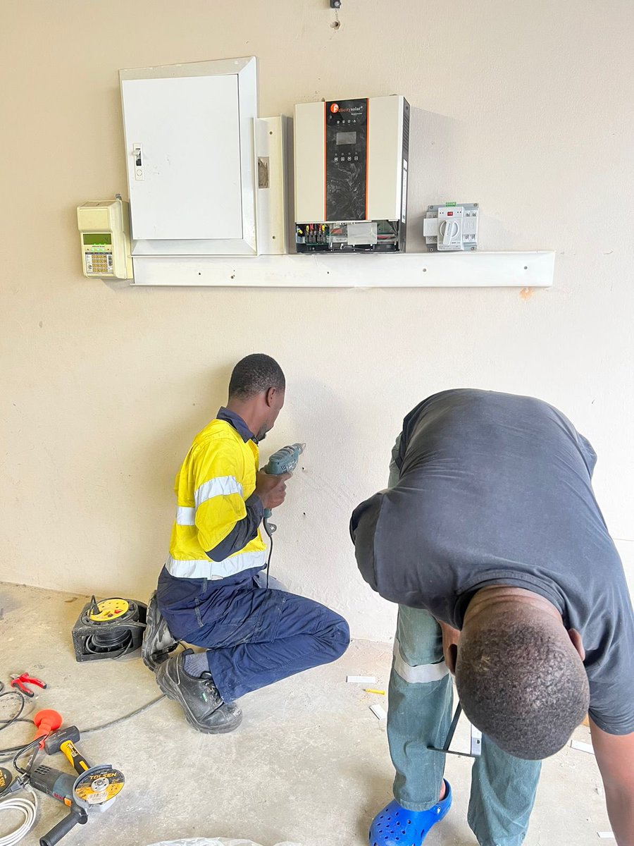 vhusha's tweet photo. 5kva backup system successfully installed https://t.co/1pI8nBIe6h
