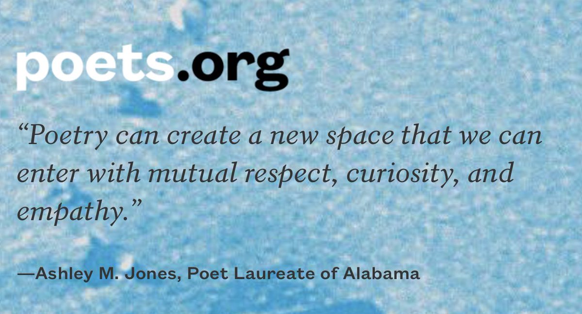 I’m the header quote today at <a href="/POETSorg/">Academy of American Poets</a> !!!! What joy!