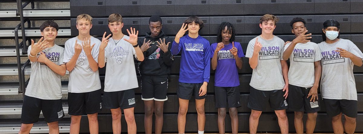 TWMSWildcats's tweet photo. 7th and 8th grade Top 10 Athletes are in. These boys worked hard to make this list. Great job, Wildcats! @TruettWilsonMS #WilsonIsAVibe https://t.co/2cjuwYkEQa