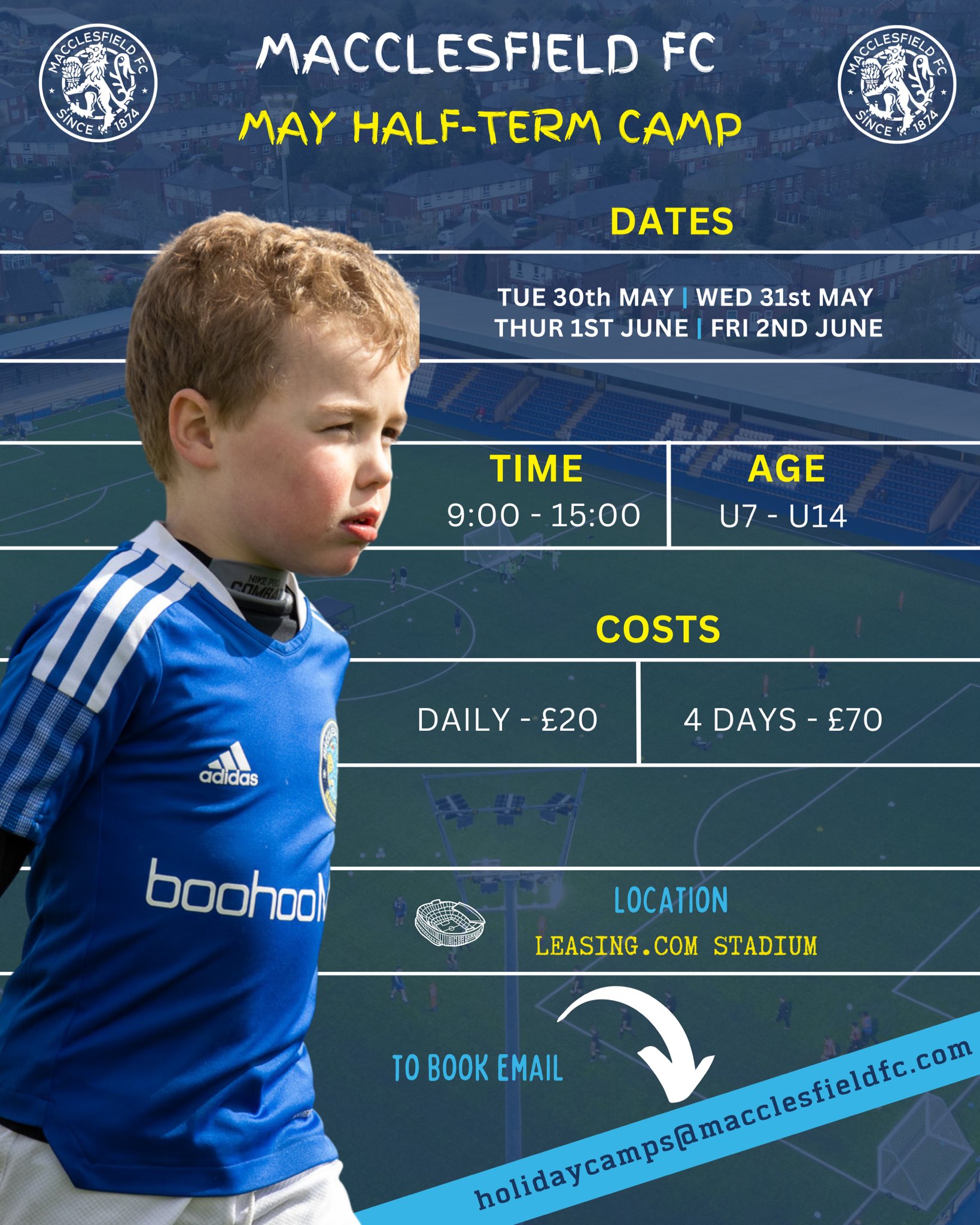 Macclesfield FC on Twitter "Macclesfield FC May HalfTerm Camp