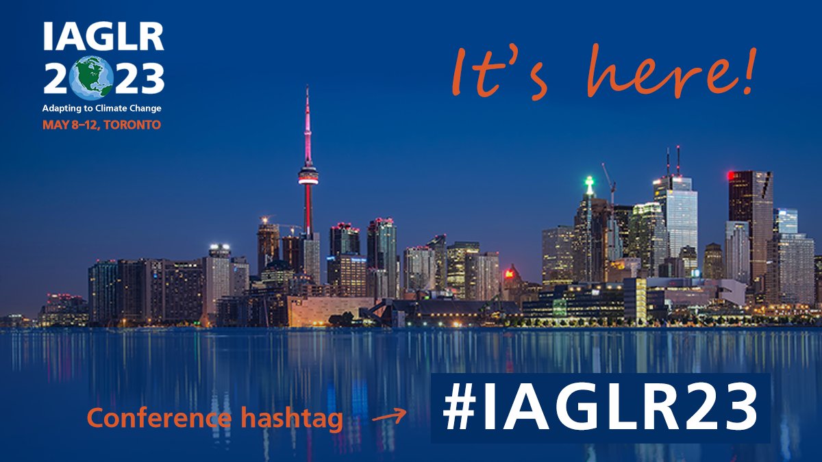 Hooray! It's conference week in Toronto and online! We're looking forward to gathering to discuss all things #GreatLakes and #climate. And now, the annual clarifier: the hashtag is #IAGLR23.