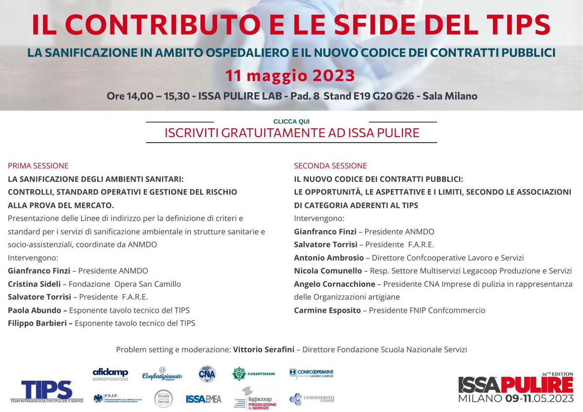 LegacoopPeS's tweet photo. 📣 Tutto pronto per #IssaPulire a Milano da domani fino all’11 maggio
LPS sarà presente insieme a 8 associate del #cleaning e del #multiservizi al 𝐂𝐥𝐞𝐚𝐧 𝐍𝐞𝐭𝐰𝐨𝐫𝐤 𝐂𝐨𝐨𝐩𝐞𝐫𝐚𝐭𝐢𝐯𝐨 📍𝐏𝐚𝐝. 𝟖, 𝐒𝐭𝐚𝐧𝐝 𝐂𝟏𝟐

Ticket gratuito e info 👉 https://t.co/MLWL4VjhQn https://t.co/iqPYVmLxF6
