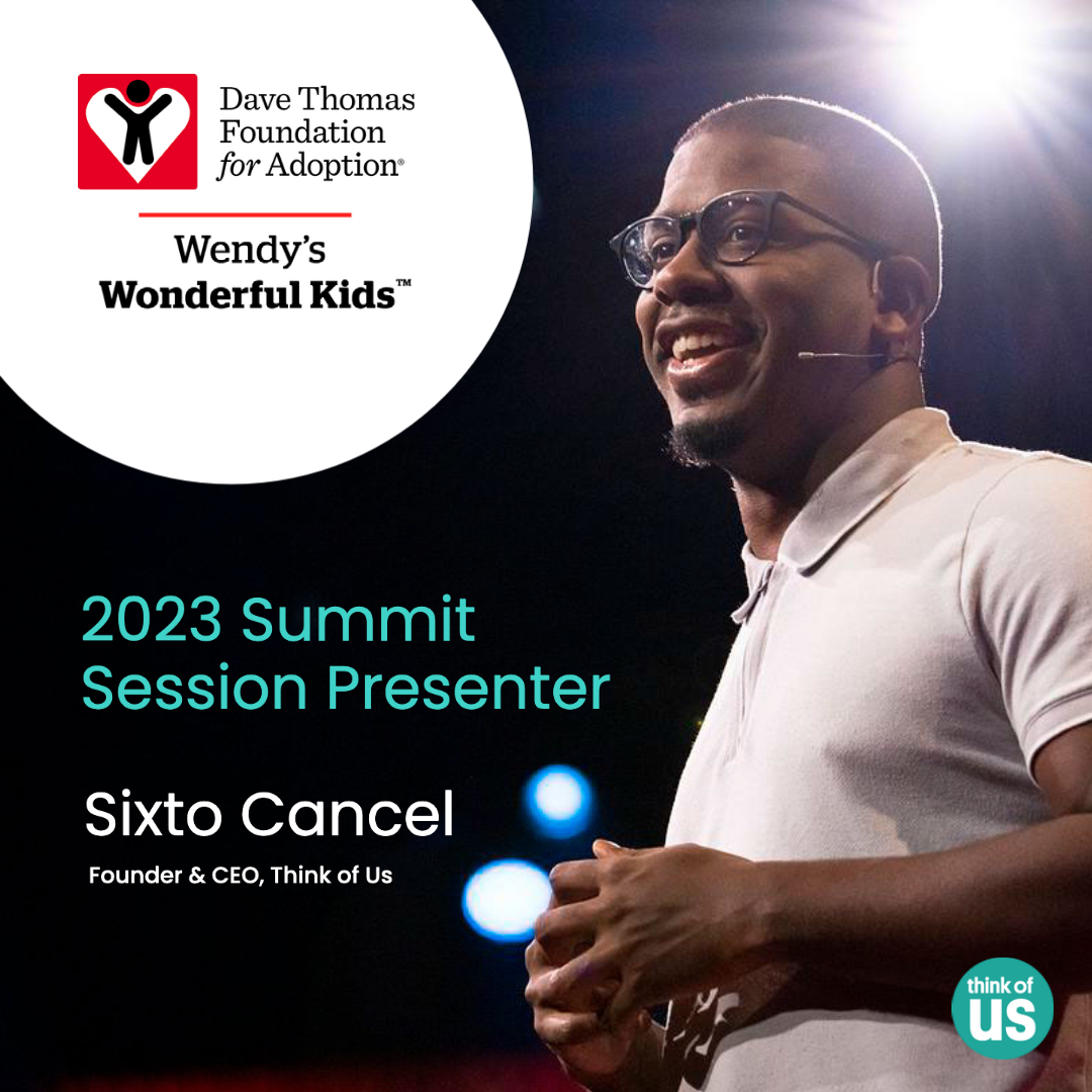 ThinkOf_Us's tweet photo. Founder & CEO @Sixtocancel presenting at today’s general session of the @DTFA 2023 Wendy’s Wonderful Kids Summit, where he will speak about our vision of a world where everyone can heal, develop, & thrive. #nationalfostercaremonth #transformfostercare https://t.co/bIvEYfrcQC