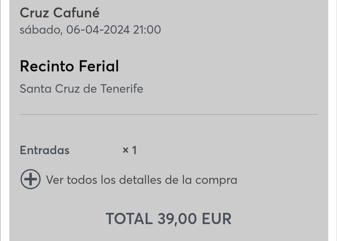 Pues parece que nos vamos para Tenerife
