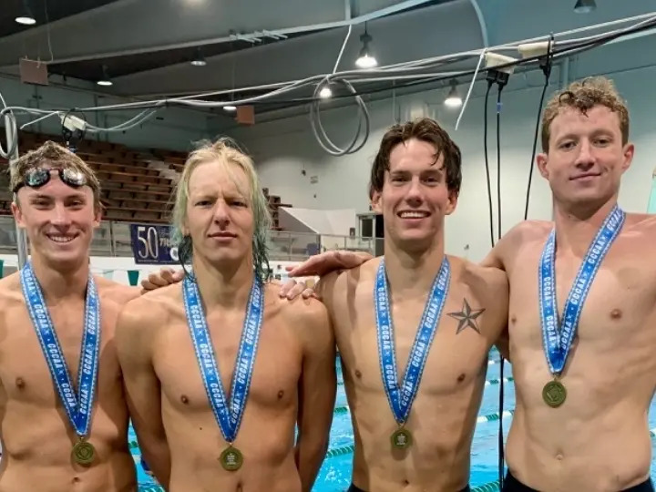 Las Positas Hawks Athletics (@laspositashawks) on Twitter photo It was a big weekend for LPC Swimming led by a pair of state titles by Marcu Holunga with 3rd place finishes by Ashley Sand and the men's 800 free relay team at the @3c2a State Championships! Story/results at athletics.laspositascollege.edu/sports/swimdiv…
<a href="/CoachGiacomazzi/">James Giacomazzi</a> <a href="/LPCOfficial/">Las Positas College</a> <a href="/schwab_matt/">Matt Schwab</a> It was a big weekend for LPC Swimming led by a pair of state titles by Marcu Holunga with 3rd place finishes by Ashley Sand and the men's 800 free relay team at the @3c2a State Championships! Story/results at athletics.laspositascollege.edu/sports/swimdiv…
<a href="/CoachGiacomazzi/">James Giacomazzi</a> <a href="/LPCOfficial/">Las Positas College</a> <a href="/schwab_matt/">Matt Schwab</a>