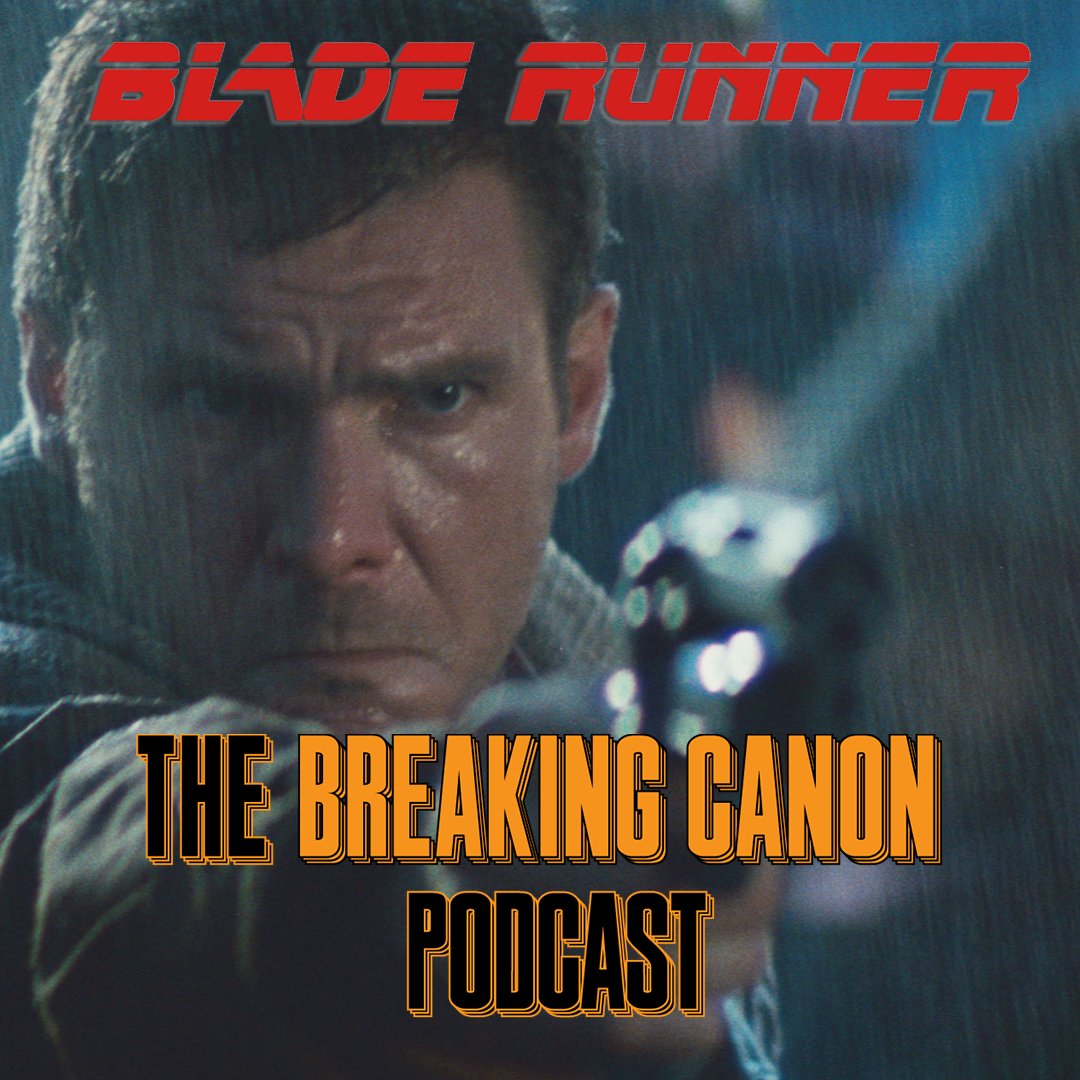 breakcanonpod's tweet photo. The Breaking Canon Podcast is back this week and we're breaking down a brand new franchise: #RidleyScott's sci-fi noir classic, #BladeRunner. Our deep dive into the 1982 original is now available wherever you get your podcasts!

https://t.co/f94RTHcOJh https://t.co/eSMV9P82RK