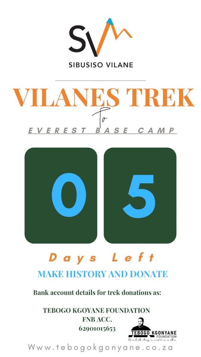 Help me to celebrate history by making history. I m trekking to Everest base camp and trying to raise 5300 pairs of schools shoes to benefit rural and vulnerable and needy children. Donations are accepted in cash and shoes themselves.
For primary school going kids.