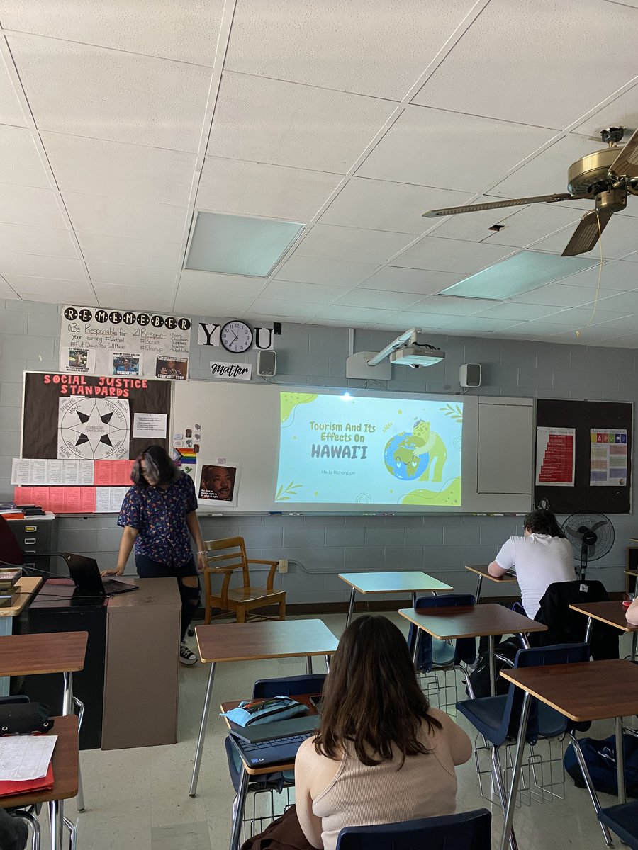 The Illinois TEAACH Act requires Asian American History to be taught each year. Our multicultural studies class was given the assignment to research a topic they believe should be taught in schools as part of this act. Check out the photos below for a few of the presentations!