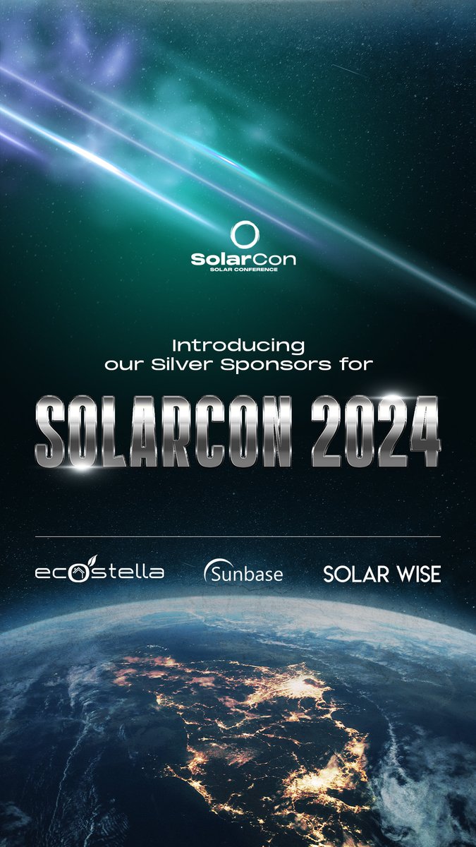 solarcon_'s tweet photo. Ready to revolutionize the solar industry? We're introducing our Silver Sponsors for SolarCon 2024, and we need you too! 🙌

Join us in making history! Become a sponsor or get tickets to attend the next #SolarCon 🚀

https://t.co/MjcqsmWuGB https://t.co/oPvHSFYMoy