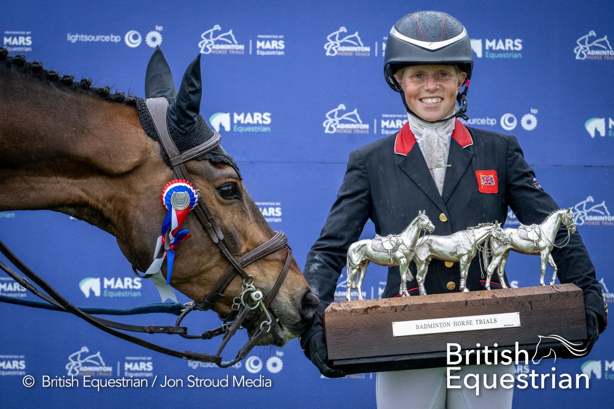 Was there ever any doubt? 😍🏆
Ros Canter and Lordships Graffalo are your winners at <a href="/bhorsetrials/">Badminton Horse Trials</a>, presented by Mars Equestrian. They led from start to finish to take one of eventing’s most coveted trophies on a score of 35.3 – 15 penalties ahead of the rest of the field 👏