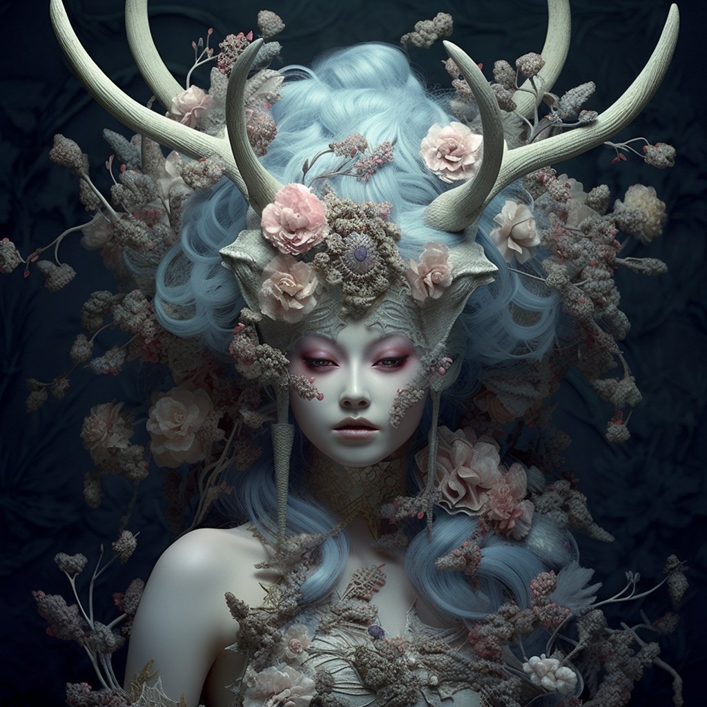 AndroBunn's tweet photo. So I tried out my Flower Folk prompt on #midjourney 
Thoughts? #AIart #AIArtCommuity #flowerfolk https://t.co/CjiKfq2kQR