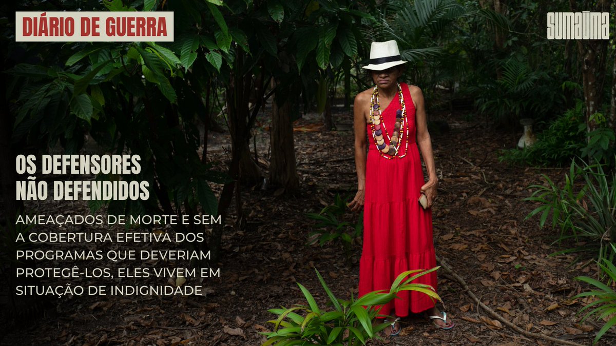 sumaumajornal's tweet photo. Os defensores não defendidos

Casas que alagam, insegurança alimentar, falta de atendimento à saúde e nenhuma perspectiva de futuro – essa é a rotina das pessoas que protegem a Amazônia de inimigos poderosos. https://t.co/wukfWjbsyw