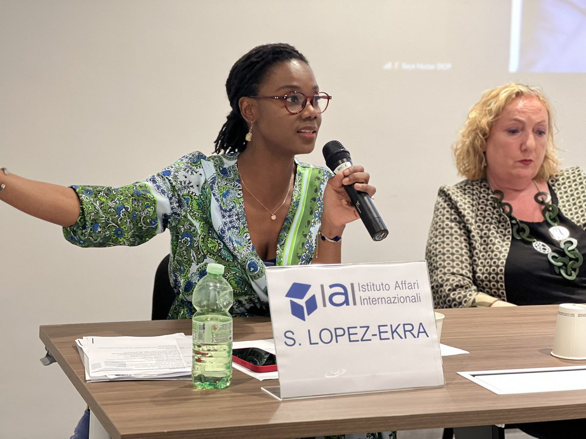 IAIonline's tweet photo. @LopezEkra (Deputy Director, UN @FoodSystems Coordination Hub): the food system is the #nexus, but one third of the food we produce worldwide is wasted. If we do not find a sustainable global #foodstrategy, we will not achieve any of the SDGs. https://t.co/CN7kdFoQqs