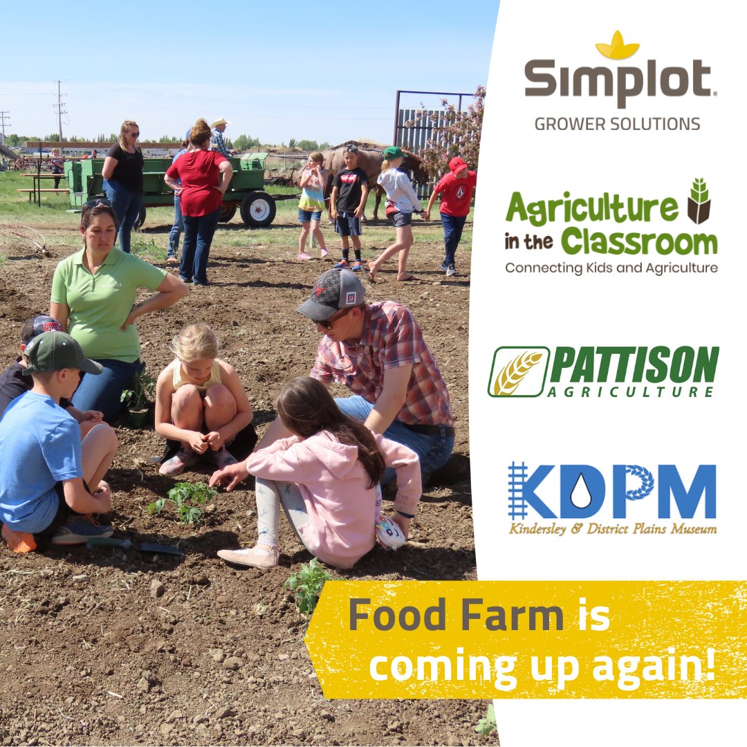 Mark your calendars! Our annual Food Farm &amp; Antique Seeding Demo is coming up again and will be held at the Kindersley Plains Museum on Friday June 2nd from 9:30am to 2:30pm.
 
Feel free to join us for Lunch prepared by Pattison Agriculture Kindersley.