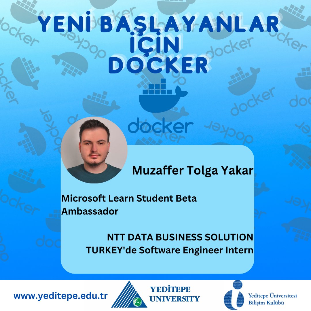 Selamlar ✨

Uygulama geliştirme sürecindeki sorunları ve Docker'ın nasıl çözümler sunabileceğini öğrenmek için bu etkinliğe davetlisiniz!

Kayıt ve daha fazla bilgi için: instagram.com/yuinformatics/