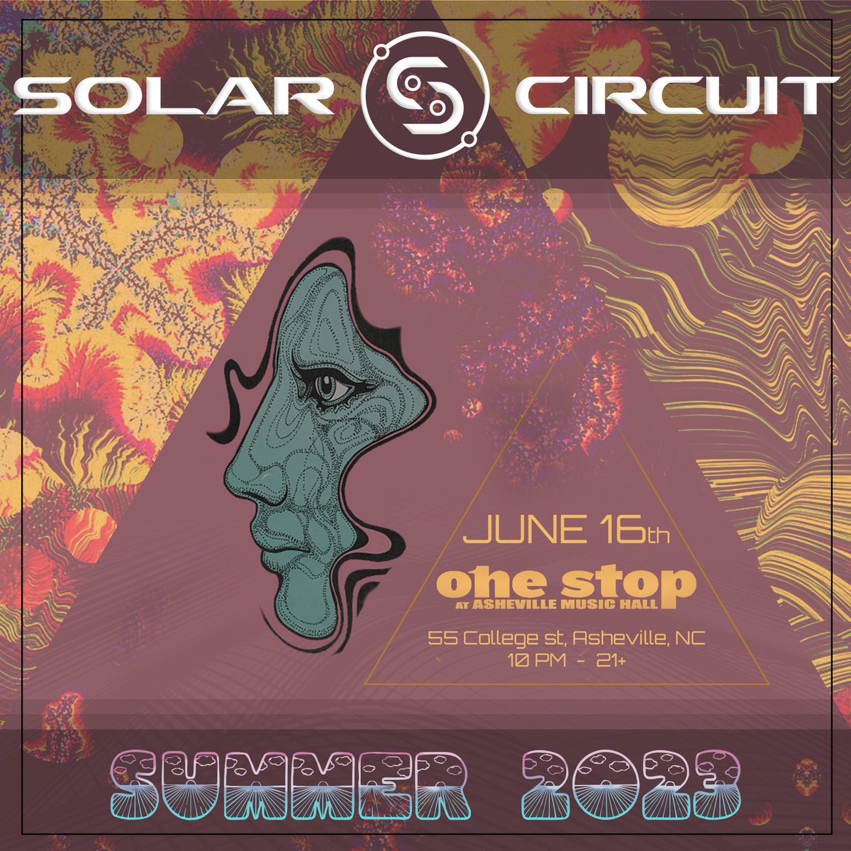 Solar_Circuit's tweet image. ASHEVILLE, NC! We are stoked to be back at @avlmusichall this June 16th! Two sets, free show, lets go! 

📌 bit.ly/42qMw42