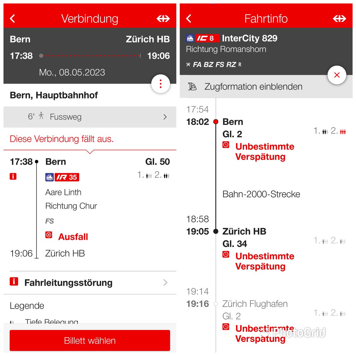 Liebe #SBB merkste was? Verbindung Bern - Zürich ist eine Katastrophe. Und jetzt alle Verbindungen in den bereits eh überfüllten 18:31 Zug? Und für mein Verständnis müsst Ihr Euch nicht bedanken, denn das habe ich nicht … weil es leider regelmässig passiert.