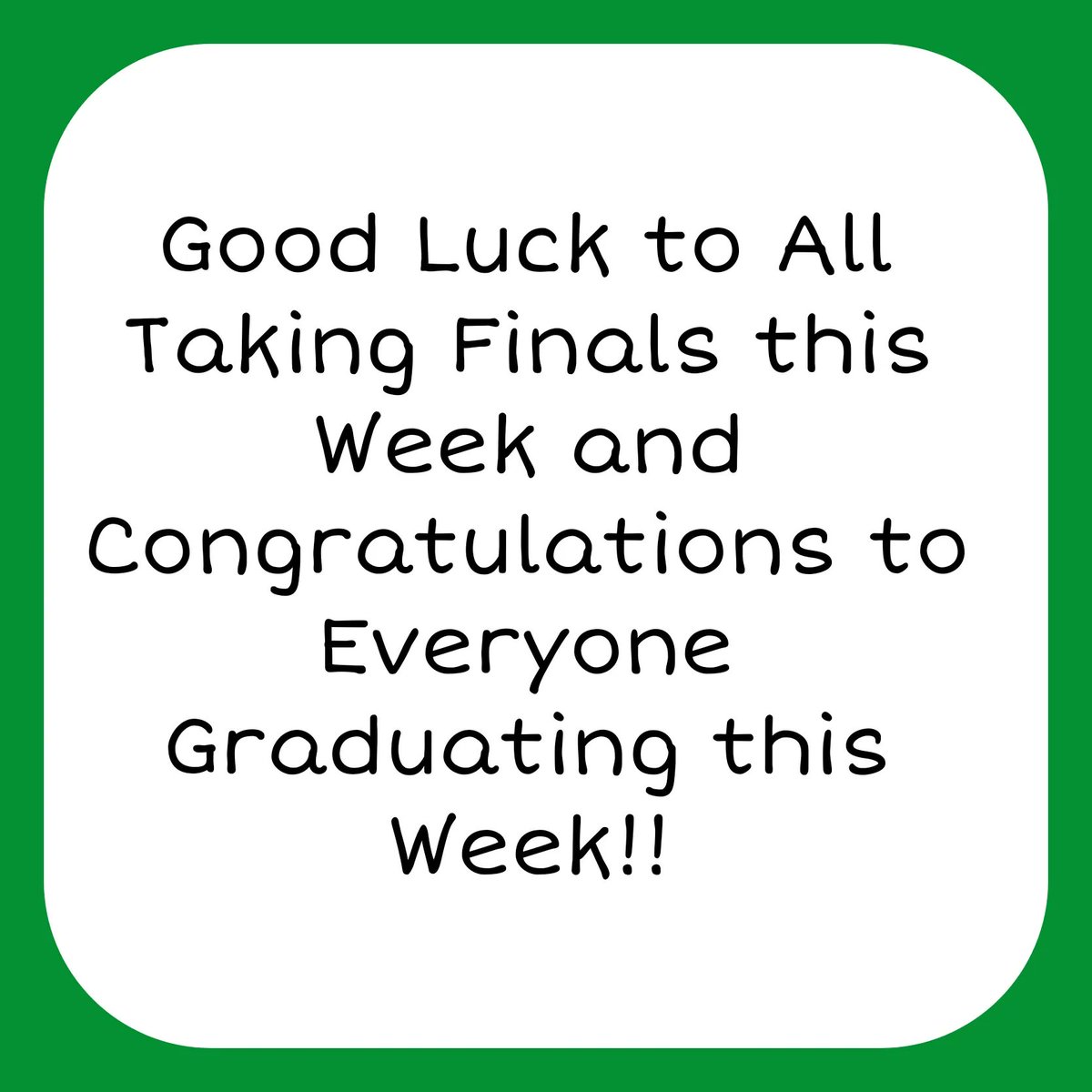 UntPhysics's tweet photo. Good luck on finals this week! Remember to take care of yourself during these stressful times.
A special congratulations to all of those graduating this week! The physics department is proud to have such hardworking students. Keep at it and believe in yourself!
#UNT #UNTPhysics https://t.co/7Pajv29GVr
