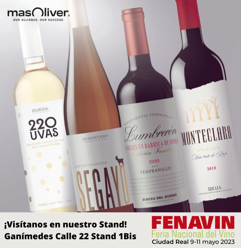 Del 9 al 11 de mayo participaremos en #Fenavin, la feria de referencia del vino español.
¡Os esperamos en nuestro Stand para brindar juntos!
📍 Pabellón Ganímedes, Calle 22, Stand 1Bis

#masoliverbrands #fenavin2023 #fenavin #vino #wine #feria #fair