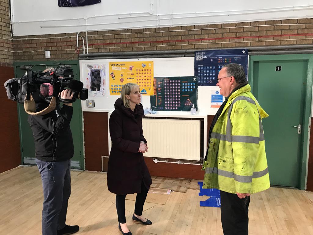 It wasn't just the Royals at #TheBigHelpOut today ! 1st #Milngavie Scouts had a record breaking number of volunteers turn up to their Scout Hall maintenance day 🛠️(in awful weather 🌧️) &amp; launched a new volunteer recruitment campaign. Volunteering  with Scouts is #goodforyou !