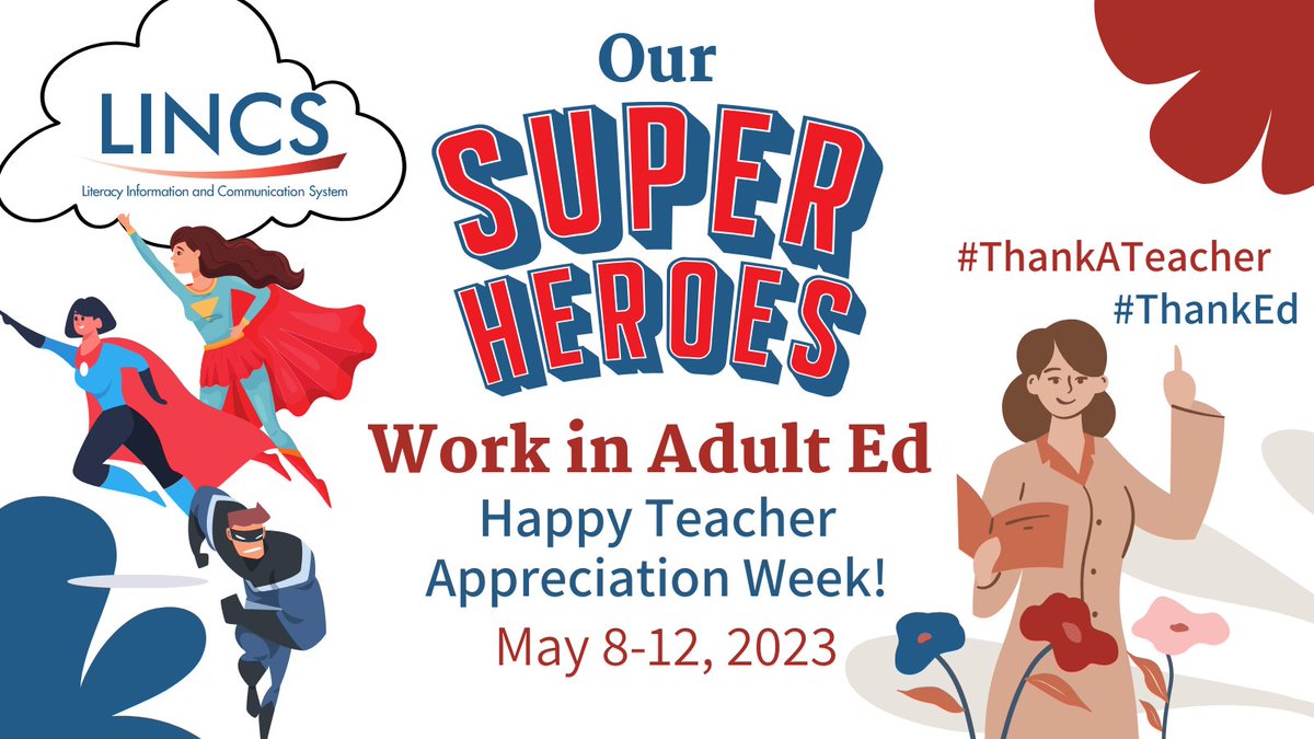 LINCS_ED's tweet photo. Happy #TeacherAppreciationWeek!
#ThankATeacher #ThankEd #AdultEdu https://t.co/A6M4ipHWW1