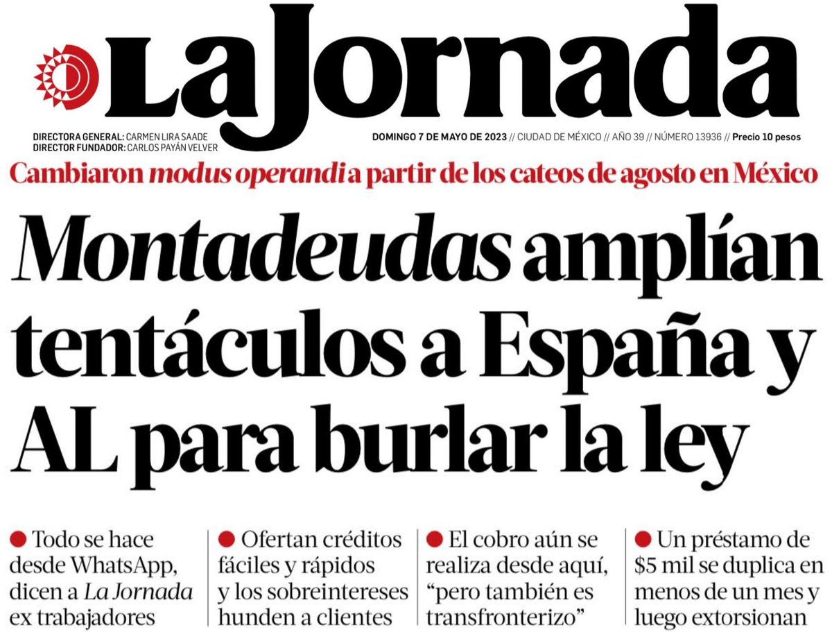 MexicoCiber's tweet photo. 🚧🚨¡MUCHO CUIDADO!🚨🚧
Las #AplicacionesMontadeudas siguen operando en México pero su gestión se ha comenzado a realizar desde otros países de Latinoamérica y España.

#SonoraCibersegura #InternetSeguro
#PiensaAntesdeCompartir #NoCaigas https://t.co/rpqF0f9ip6