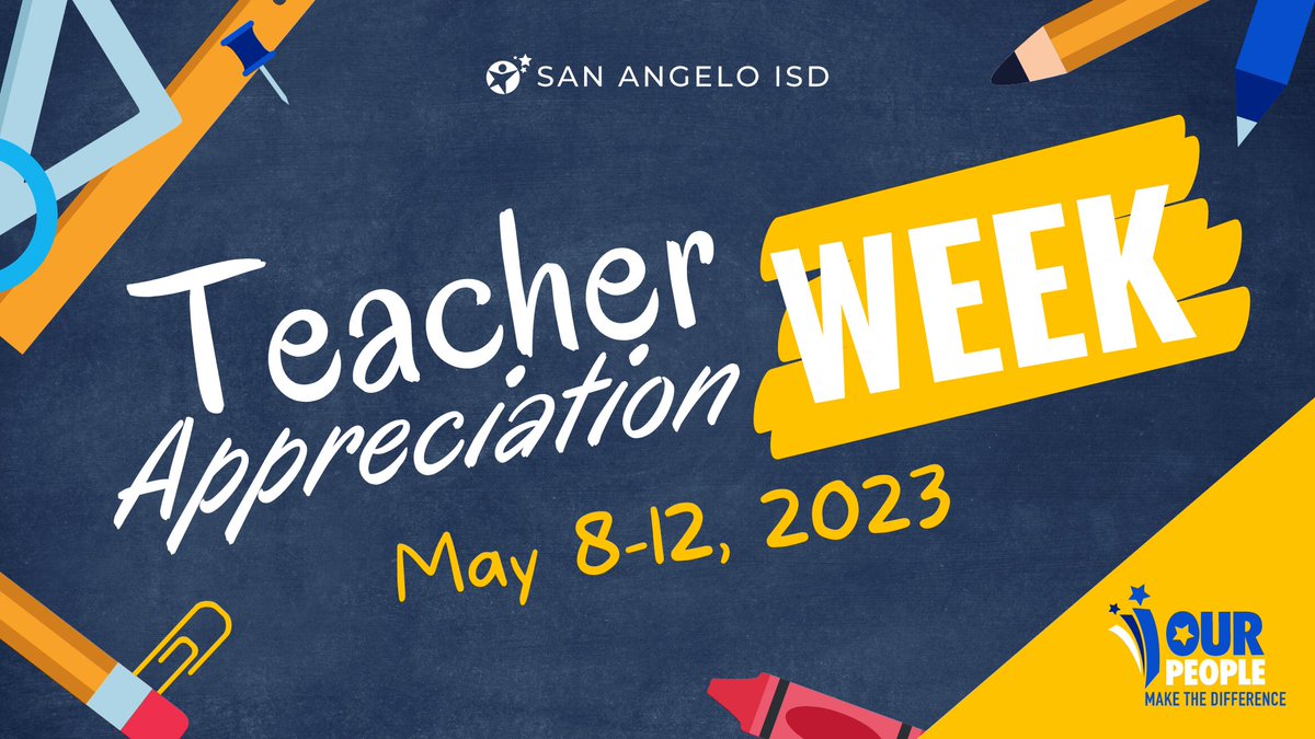 May 8th-12th is Teacher Appreciation Week! Our educators dedicate countless hours to teaching and caring for our students. We lift up and honor these SAISD #DifferenceMakers who touch the hearts and minds of students. Join us in celebrating teachers! #ThankaTeacher