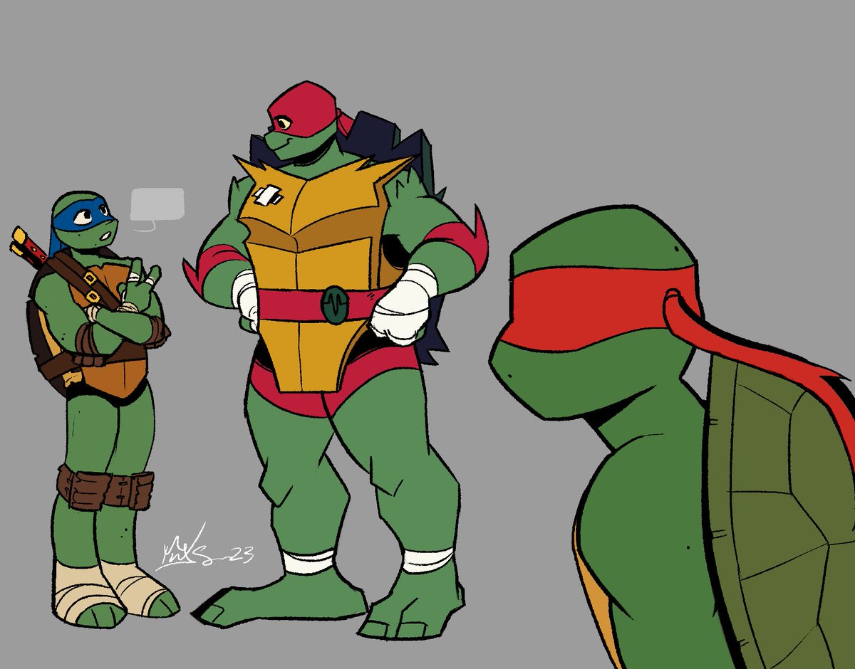 krownjester's tweet photo. WHY DOES HE GET TO BE BIG...... || #tmnt2012 #RiseoftheTMNT #TMNT https://t.co/lFLCpnFp2B