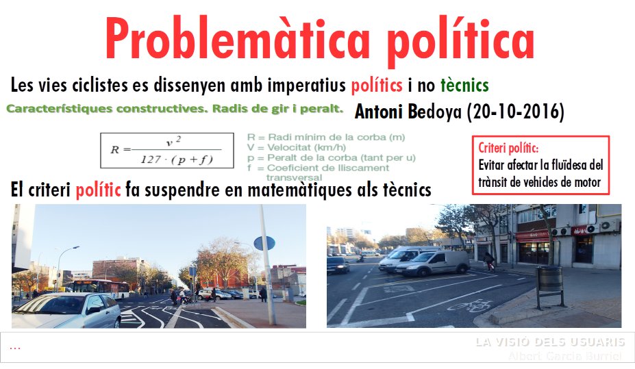 Simplement o que els tècnics no saben aplicar les fórmules matemàtiques o que com passa normalment segueixen el criteri polític.