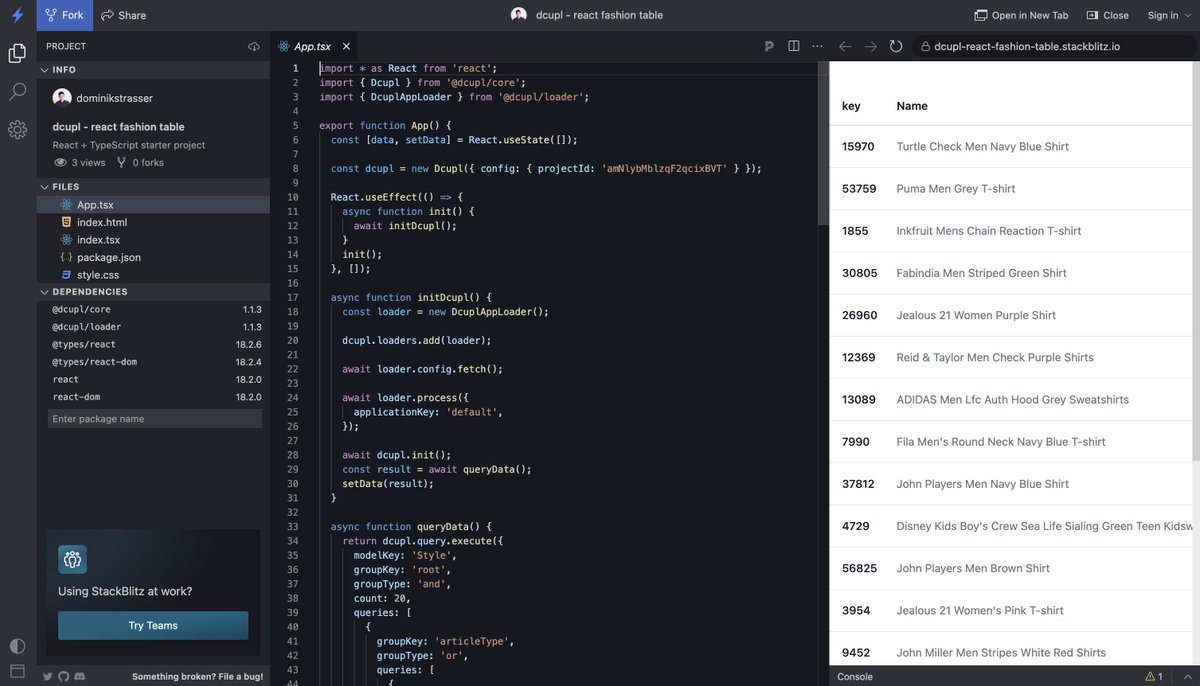 dcupl_com's tweet photo. Exciting news for all developers out there! Learn about "Fuzzy Search Implementation with dcupl" and discover how to jumpstart your development with dcupl with the popular frameworks Angular, React and Vue!
https://t.co/uX0BZL3a28 #dcupl #fuzzysearch #angular #vue #react #webdev https://t.co/3IVraLOg1e