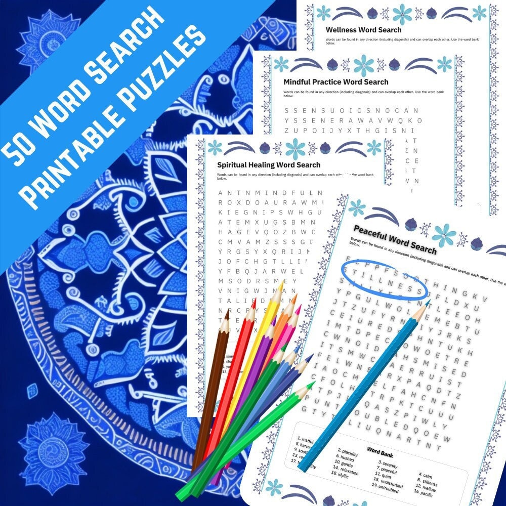 designsbycay's tweet image. 50pcs #SpiritualHealing #WordSearch #ActivityPages #Printable #DigitalDownload #PDFPrint 8.5x11in Size, #SelfCare #DIY #AdultPuzzleBooks #spiritualwordsearch #peaceful #calming #adultactivity #50pages #printablewordsearch #digitalwordsearch etsy.me/3VFzBcn