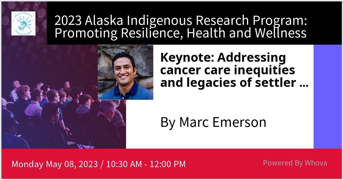 In Anchorage and excited to share and learn at the AK indigenous research program! Stop by at 1030am today!