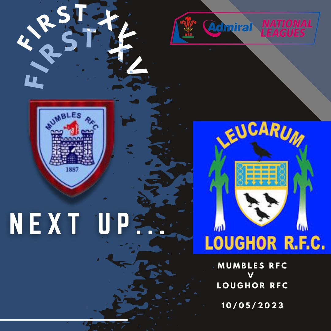 We travel to <a href="/LoughorRFC/">Loughor RFC</a> on Wednesday 

#blueblood #mightymumbles