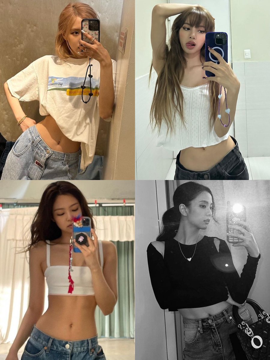 blackpink mirror selfie hits different