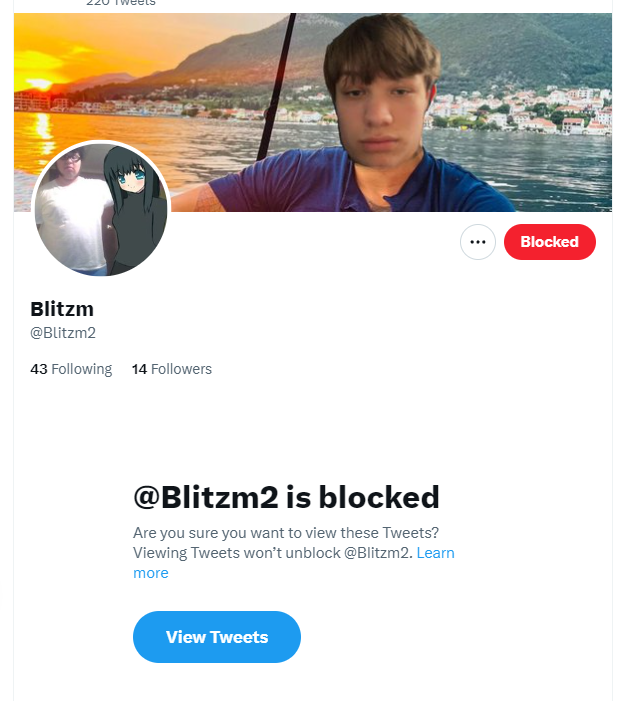 AndrewRankChips's tweet photo. Blocked this fake shit! Called me Shakedrew and my G Tranniley! Riperoni https://t.co/XhSXyyqIoV